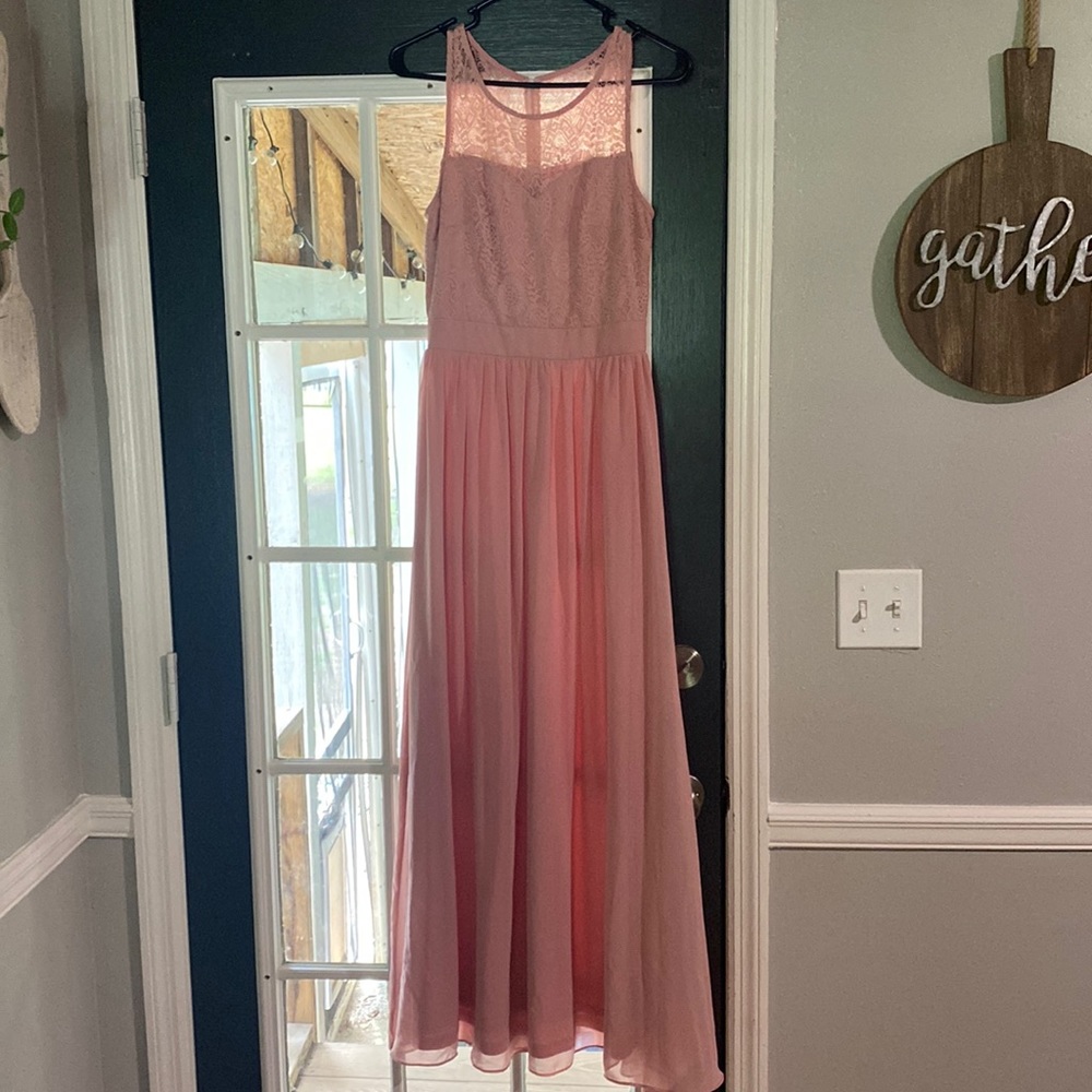 Dusty Rose Long Dress